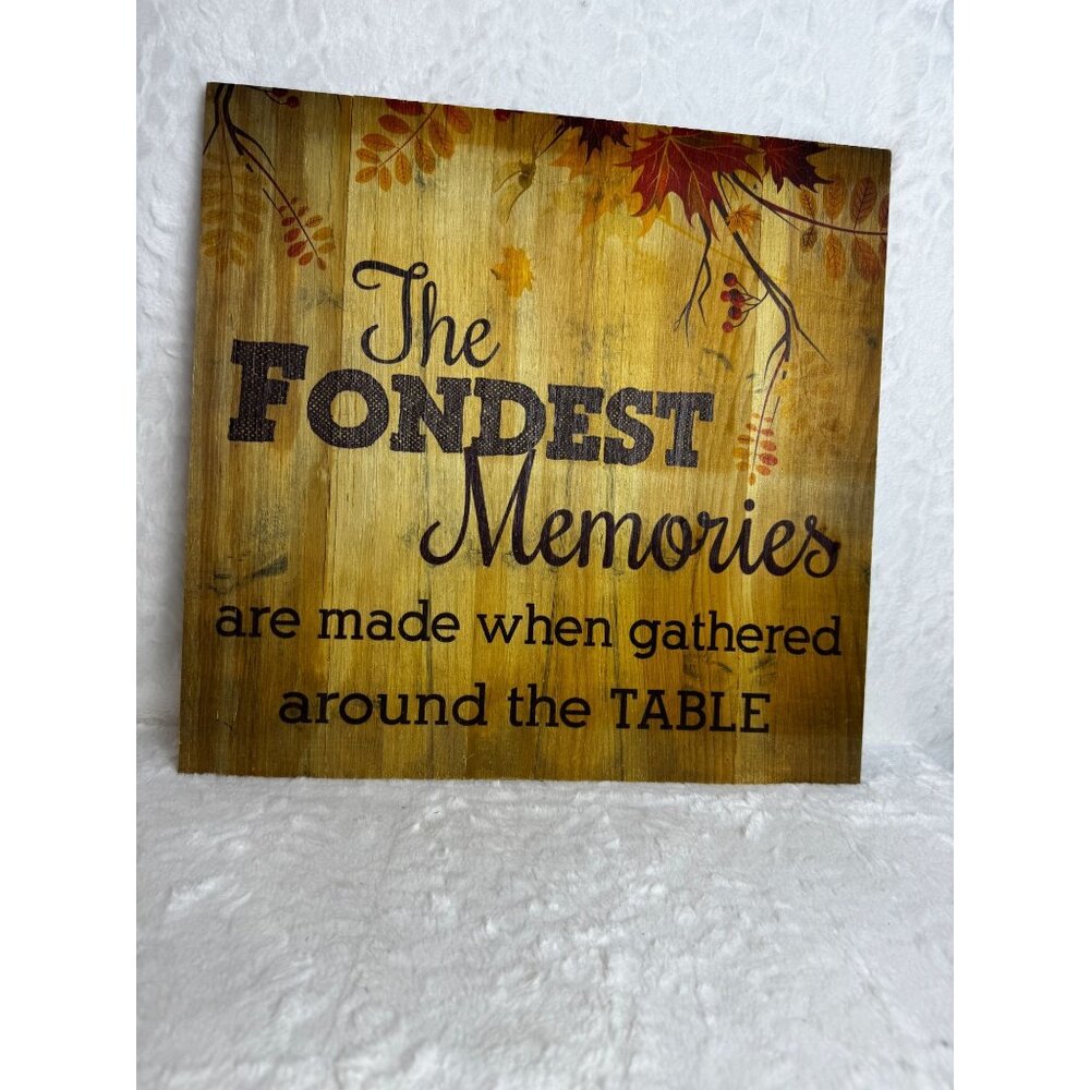 "The Fondest Memories" Pallet Wood Wall Art Decor Made in USA